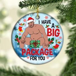 I Have A Big Package For You Barry Wood Christmas Ornament Perfect And Unique Gifts For Family On Christmas