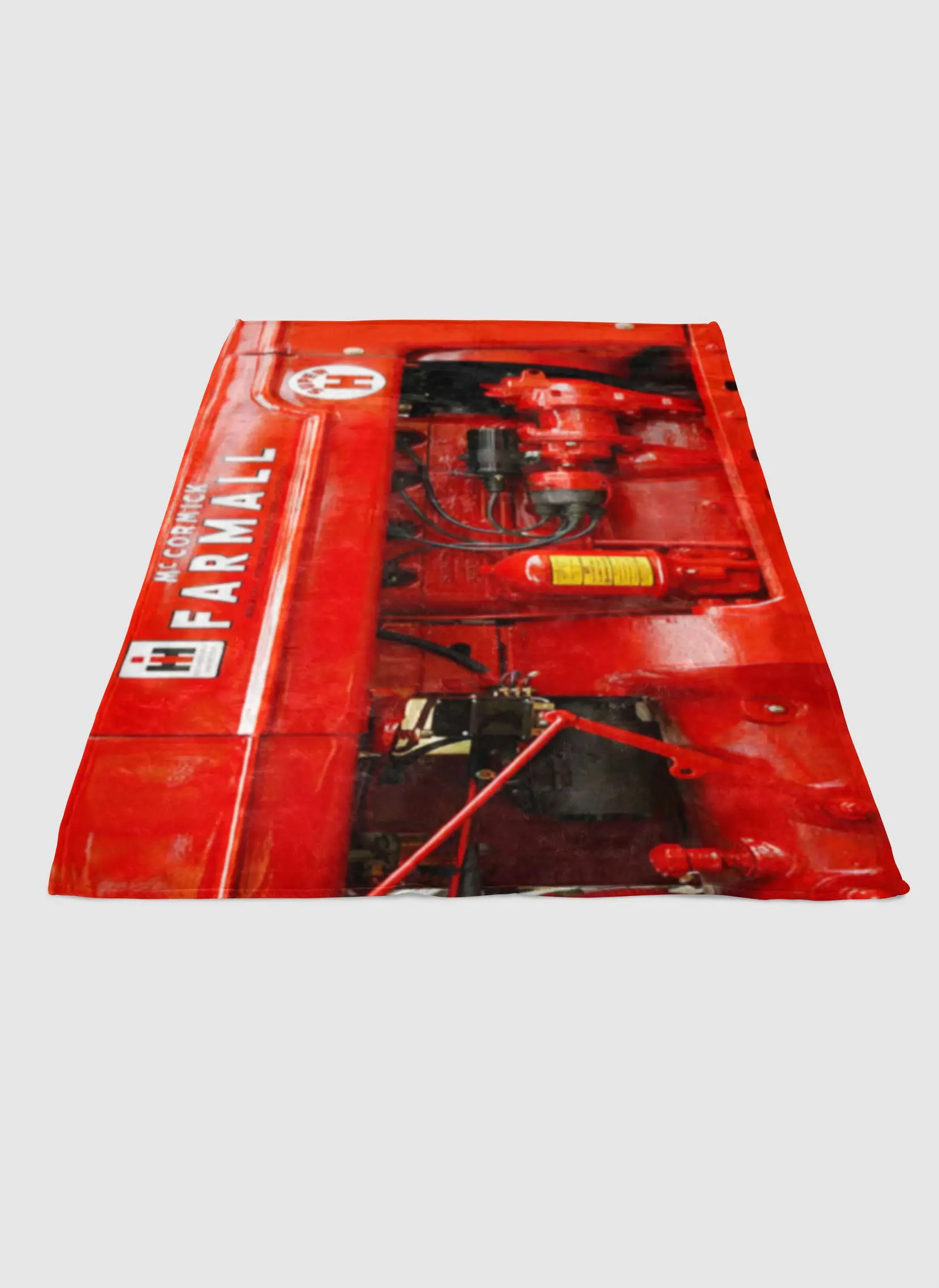 Ih Harvester Farmall Tractor Soft Fleece Blanket Meaningful Gift For Halloween Christmas