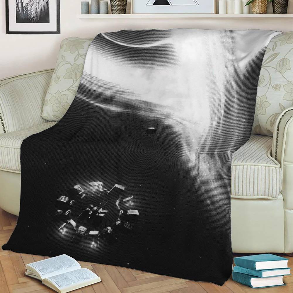 Interstellar Fleece Throw Blanket Meaningful Gift For Halloween Christmas