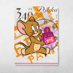 Jerry Fashion Graffiti Wall Art Canvas Meaning Gift For Birthday Christmas