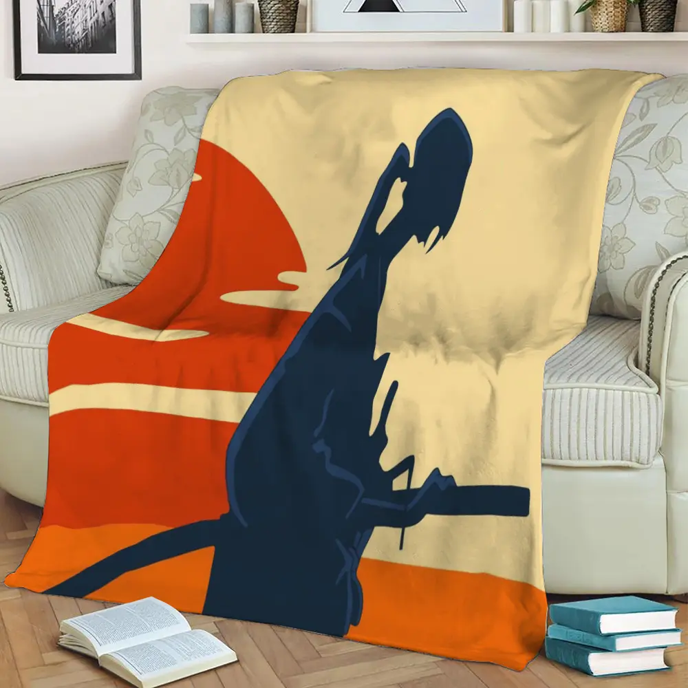 Jin Fleece Throw Blanket Meaningful Gift For Son Halloween Christmas
