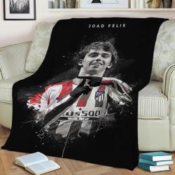 Joao Felix Fleece Throw Blanket Meaningful Gift For Halloween Christmas
