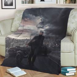 John W 3 Fleece Throw Blanket Meaningful Gift For Halloween Christmas