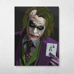 Joker Card Wall Art Canvas Meaning Gift For Birthday Christmas Halloween