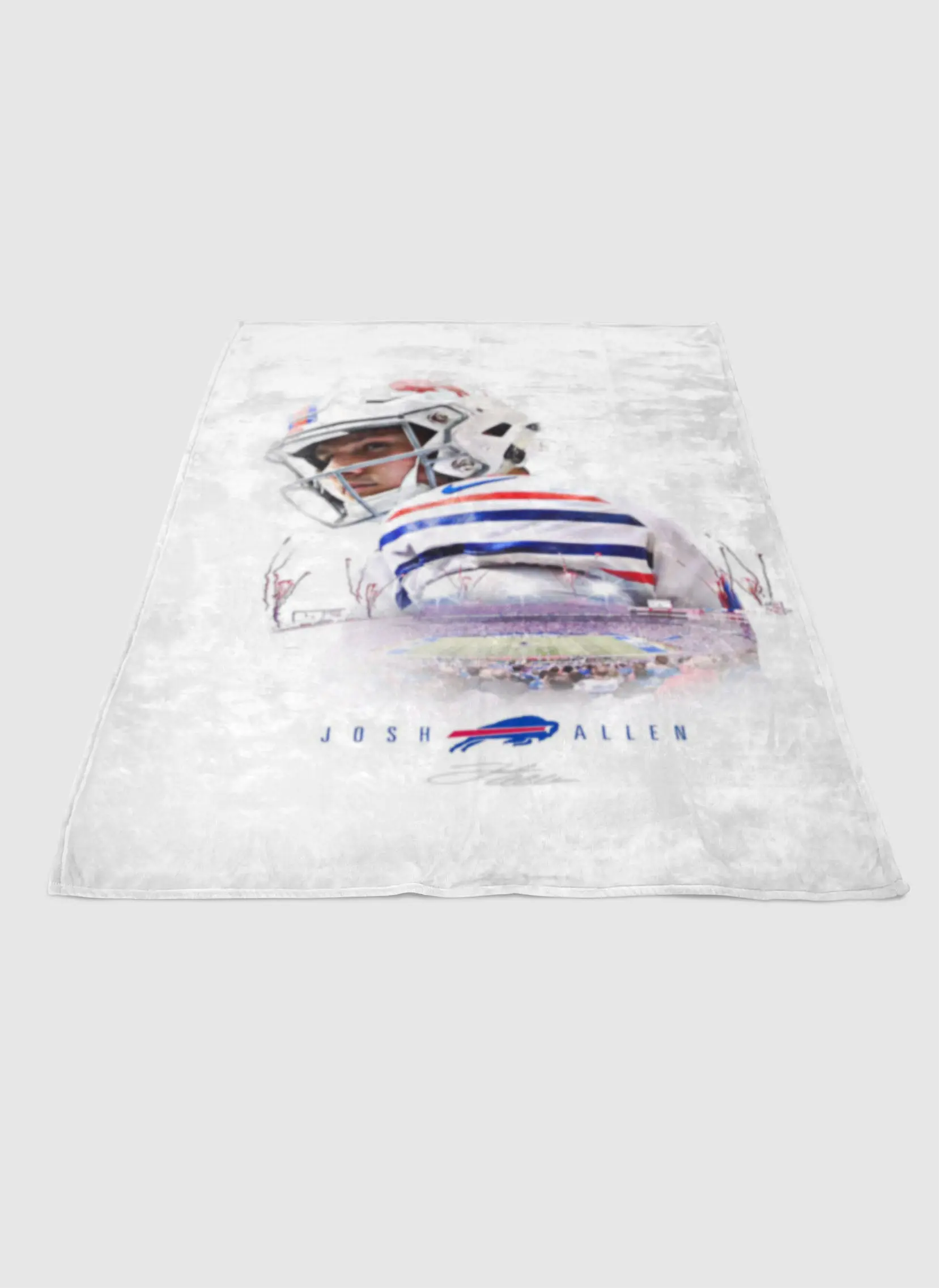 Josh Allen Buffalo Bills 2 Soft Fleece Blanket Meaningful Gift For Halloween Christmas