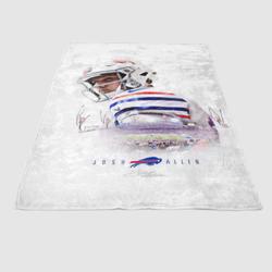 Josh Allen Buffalo Bills 2 Soft Fleece Blanket Meaningful Gift For Halloween Christmas