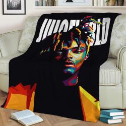Juice Wrld 999 Fleece Throw Blanket Meaningful Gift For Halloween Christmas
