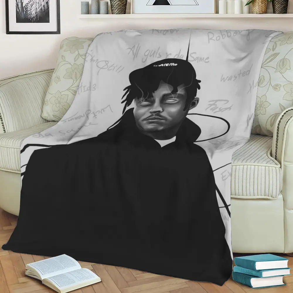Juice Wrld Brsh Fleece Throw Blanket Meaningful Gift For Halloween Christmas