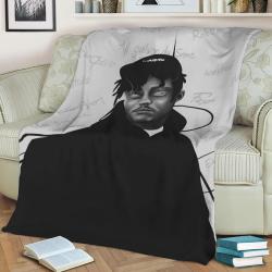 Juice Wrld Brsh Fleece Throw Blanket Meaningful Gift For Halloween Christmas