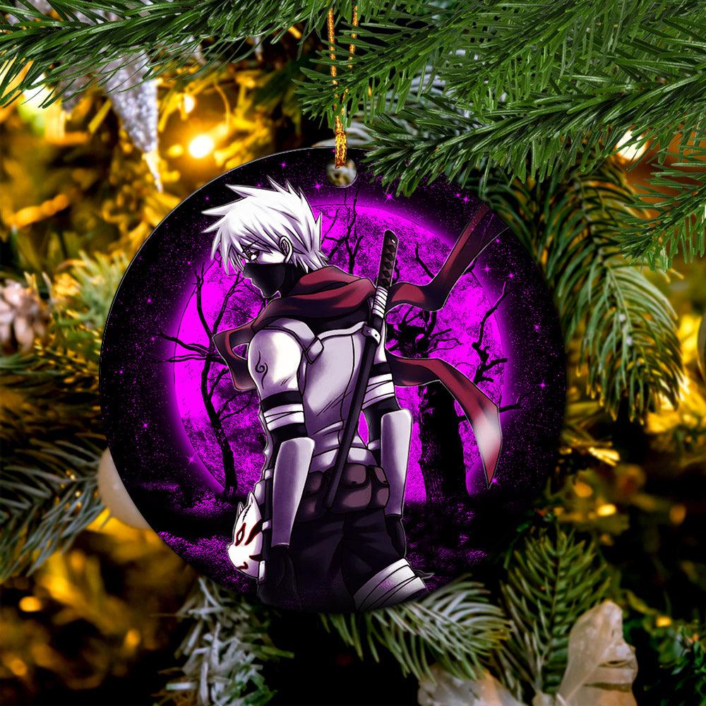 Kakashi Anbu Moonlight Mica Circle Ornament Perfect Gift For Holiday Perfect And Unique Gifts For Family On Christmas