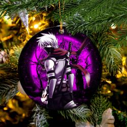 Kakashi Anbu Moonlight Mica Circle Ornament Perfect Gift For Holiday Perfect And Unique Gifts For Family On Christmas