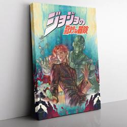 Kakyoin Hierophant Green Jojo’s Bizarre Adventure Canvas Print Wall Art Canvas Christmas Gift For Son Daughter