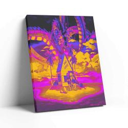 Kame House Wall Art Canvas Christmas Gift For Son Daughter Halloween