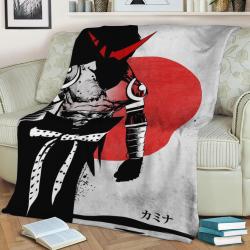 Kamina Fleece Throw Blanket Meaningful Gift For Halloween Christmas