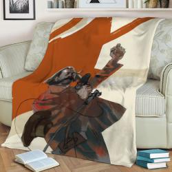 Karaoke Superstar Fleece Throw Blanket Meaningful Gift For Halloween Christmas