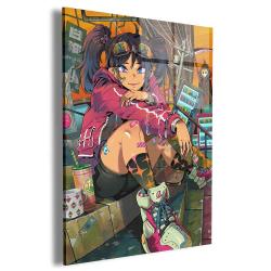 Kawaii Rebel Wall Art Canvas Meaning Birthday Christmas Gift For Son Daughter
