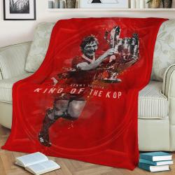 Kenny Dalglish Fleece Throw Blanket Meaningful Gift For Halloween Christmas