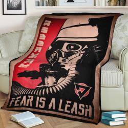 Killzone Propaganda Poster Fleece Throw Blanket Meaningful Gift For Halloween Christmas