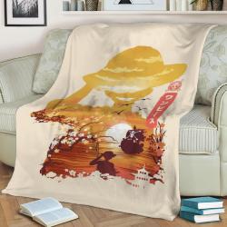 King Of The Pirates Fleece Throw Blanket Meaningful Gift For Halloween Christmas