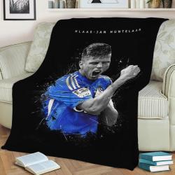 Klaas Jan Huntelaar Fleece Throw Blanket Meaningful Gift For Halloween Christmas