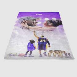 Kobe And Gigi Bryant New Soft Fleece Blanket Meaningful Gift For Halloween Christmas