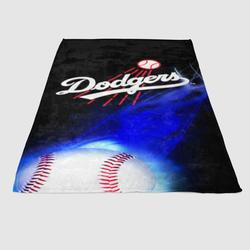 La Dodgers Baseball Logo 1 Soft Fleece Blanket Meaningful Gift For Halloween Christmas