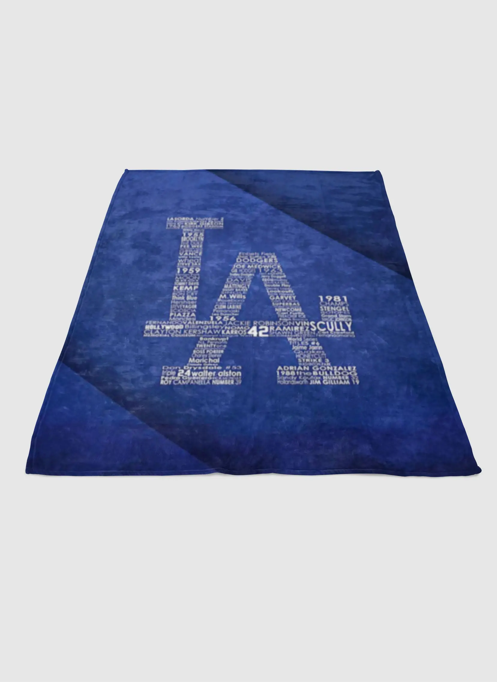 La Dodgers Style Soft Fleece Blanket Meaningful Gift For Halloween Christmas