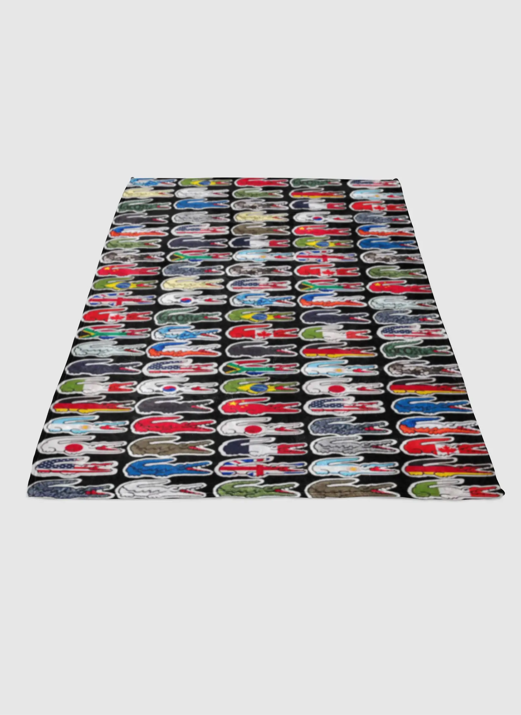 Lacoste World Flag Soft Fleece Blanket Meaningful Gift For Halloween Christmas