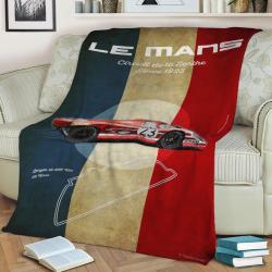 Le Mans 917 Vintage Fleece Throw Blanket Meaningful Gift For Halloween Christmas