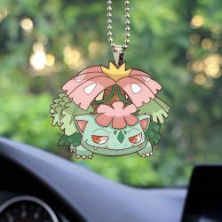 Leaf Pokemon Venusaur Car Ornament Custom Car Accessories Decorations Perfect And Unique Gifts For Family On Christmas