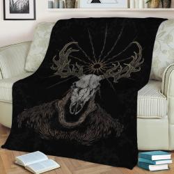 Leshen-King Of The Forest Fleece Throw Blanket Meaningful Gift For Halloween Christmas
