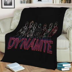 Light It Up Like Dynamite Fleece Throw Blanket Meaningful Gift For Halloween Christmas