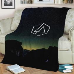 Linkin Park Poster Fleece Throw Blanket Meaningful Gift For Halloween Christmas