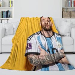 Lionel Messi Blanket Meaningful Gift For Halloween Christmas Flannel Throw Room Decoration