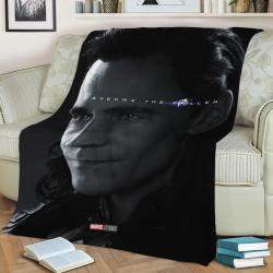 Loki Fleece Throw Blanket Meaningful Gift For Halloween Christmas