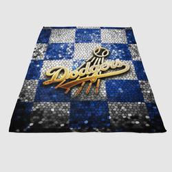 Los Angeles Dodgers Glitter Logo Soft Fleece Blanket Meaningful Gift For Halloween Christmas