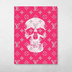 Louis Skull Wall Art Canvas Meaning Gift For Birthday Christmas Halloween