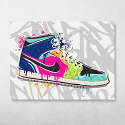 LV Hi Top Sneaker Wall Art Canvas Meaning Gift For Birthday Christmas