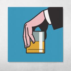Mad Men Whiskey Wall Art Canvas Meaning Gift For Birthday Christmas