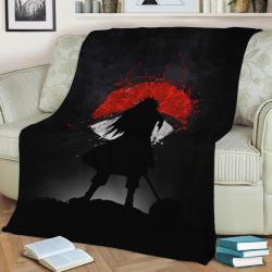 Madara Uchiha Fleece Throw Blanket Meaningful Gift For Halloween Christmas