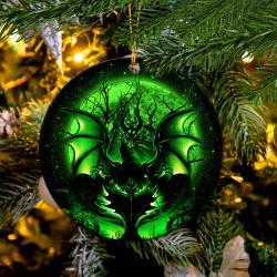 Maleficent Moonlight Mica Circle Ornament Perfect Gift For Holiday Perfect And Unique Gifts For Family On Christmas