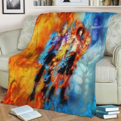 Marco Portgas D Ace Edward Fleece Throw Blanket Meaningful Gift For Halloween Christmas