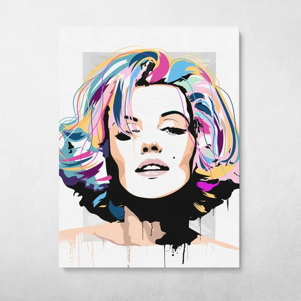 Marilyn Monroe Pop Icon Wall Art Canvas Meaning Gift For Birthday Christmas