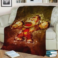 Mario Fleece Throw Blanket Meaningful Gift For Halloween Christmas