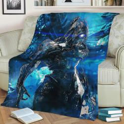 Mass Effect Fleece Throw Blanket Meaningful Gift For Halloween Christmas