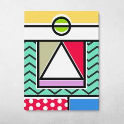 Memphis Pop Pattern #2 Wall Art Canvas Meaning Gift For Birthday Christmas