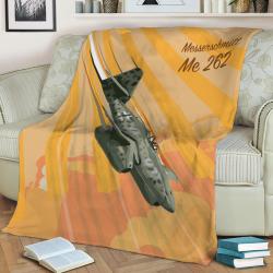 Messerschmitt Me 262 Pop Art Fleece Throw Blanket Meaningful Gift For Halloween Christmas