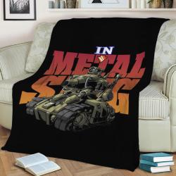 Metal Slug Tank Fleece Throw Blanket Meaningful Gift For Halloween Christmas