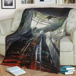 Metro Exodus Fleece Throw Blanket Meaningful Gift For Halloween Christmas