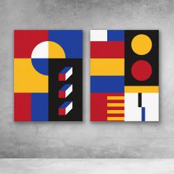 Metropolis Set Wall Art Canvas Meaning Gift For Birthday Christmas